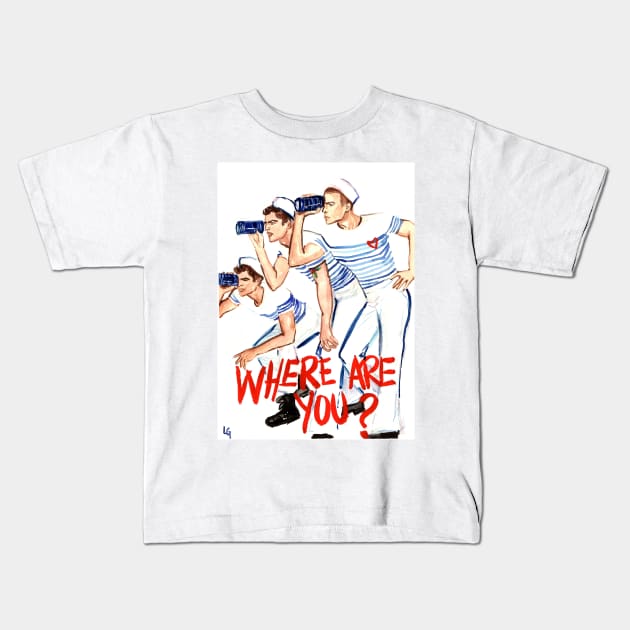 Sailors Kids T-Shirt by LauraGomez